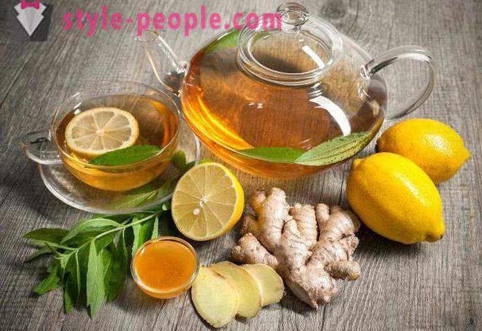Lieknėjimo arbata su imbieru ir citrina: Receptai, apžvalgos