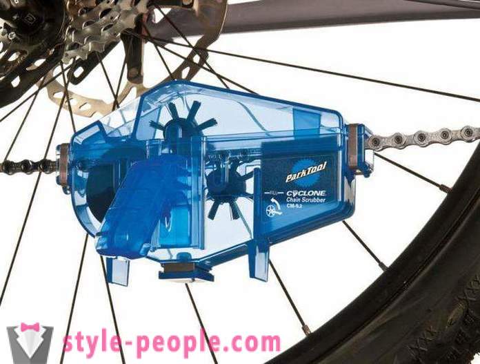 Valymo mašinos dviračių grandines: tipai, naudojimo instrukcijas, apžvalgos