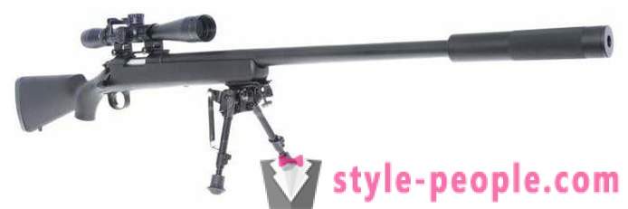 Šautuvas Airsoft Sniper: apžvalga, funkcijos ir atsiliepimai
