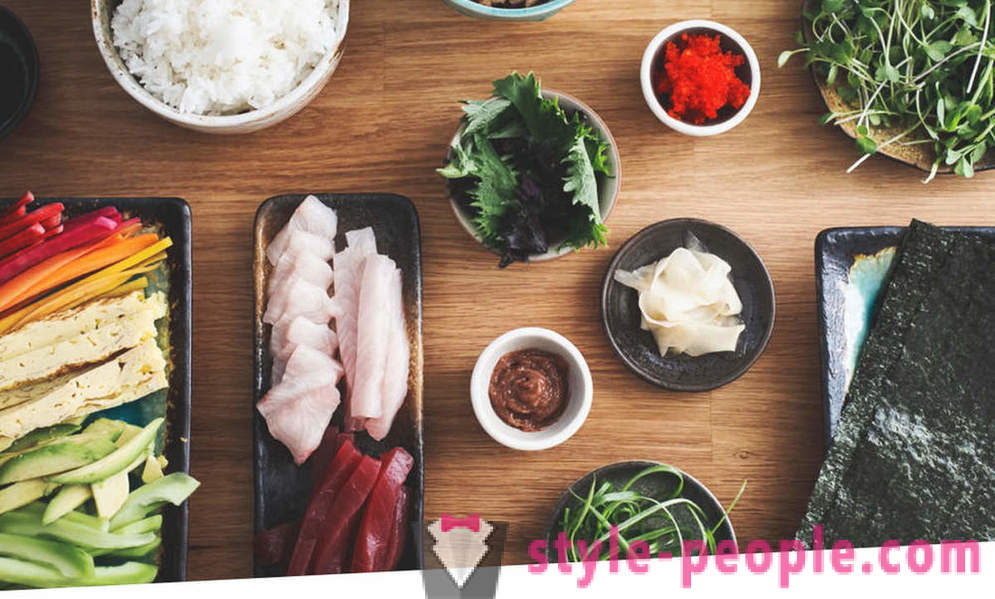 4 paprasti namų receptas suši