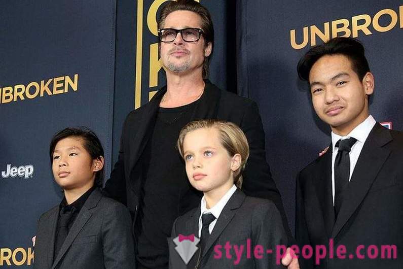 Kas yra žinoma apie vaikų Angelina Jolie ir Bradas Pittas gyvenimo
