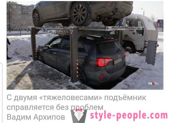 Tinklo sutrikdyta video iš Čeliabinskas su požemine automobilių stovėjimo aikštele