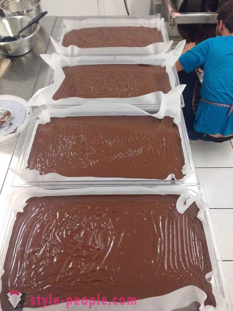 Dėl augančių ir šokolado gamybos procesas