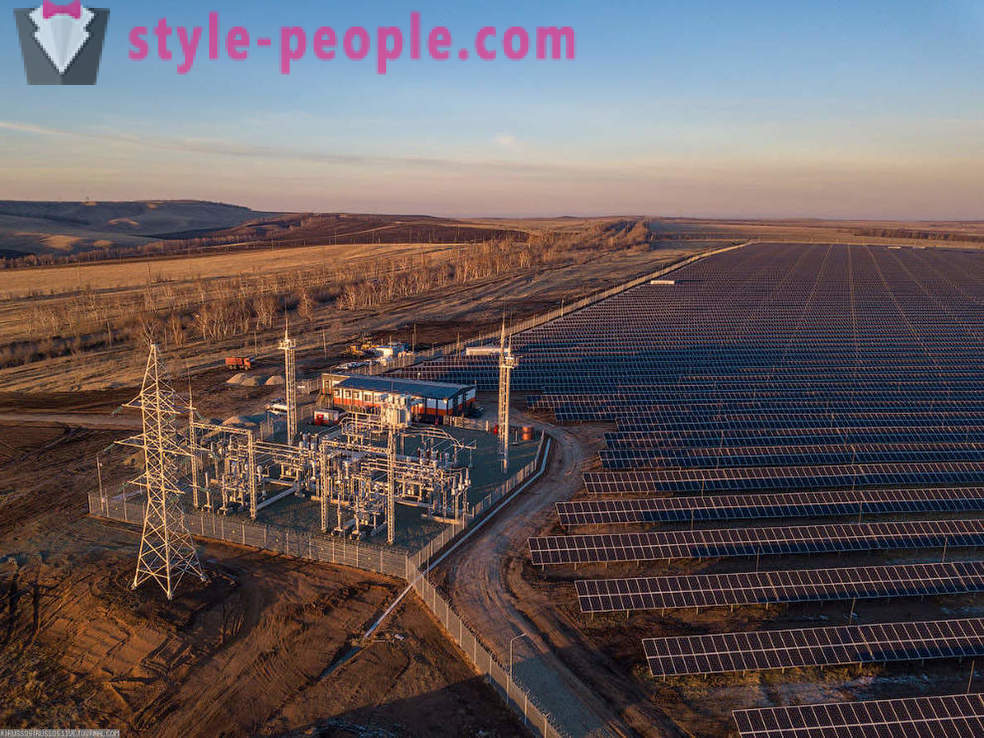 Didžiausia saulės elektrinė Rusijoje