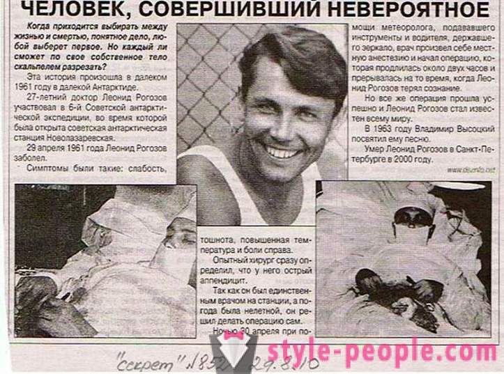 Rusijos chirurgas, kuris valdomas ant savęs