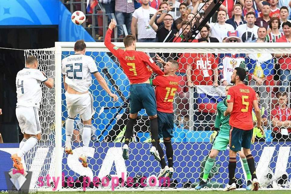 Rusija nugalėjo Ispaniją ir pažangios į ketvirtfinalį pirmą kartą 2018 World Cup