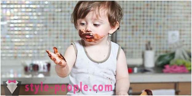 Vaikas myli šokoladą: iš gėrybių naudojimą