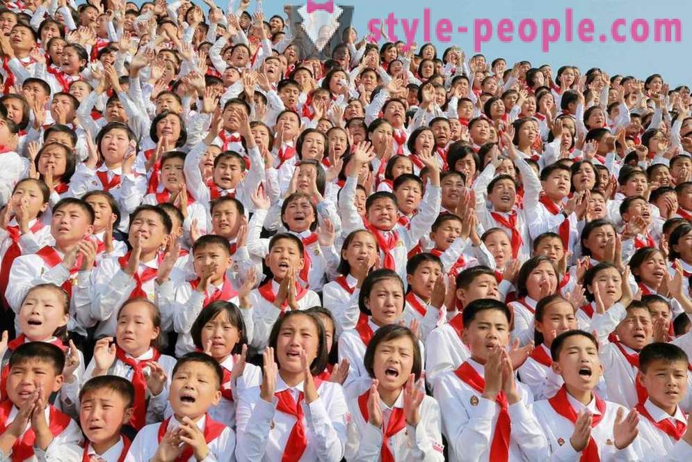 Vaikų gyvena Šiaurės Korėja