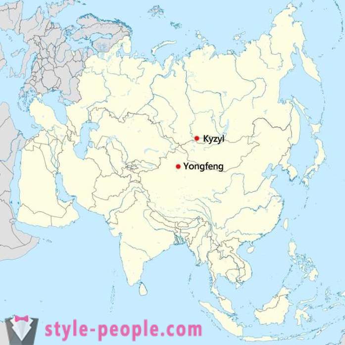 Rusija ar Kinija, kur ji yra taip pat geografinis centras Azijoje?