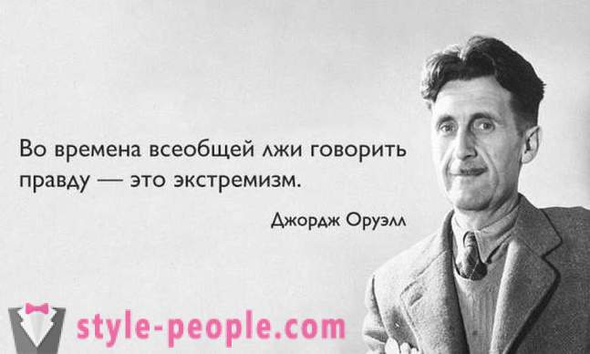 25 pranašiški citatos George Orwell