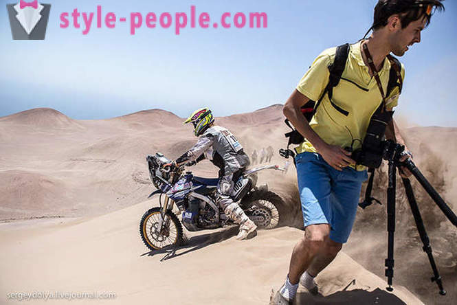 Dakaras 2014 Pavojingas lenktynes ​​Čilės dykuma