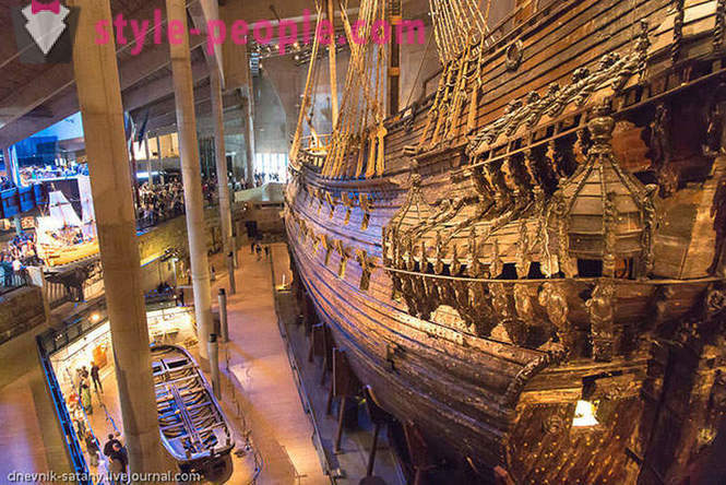 Ekskursija po muziejų vienintelis laivas XVII amžiuje