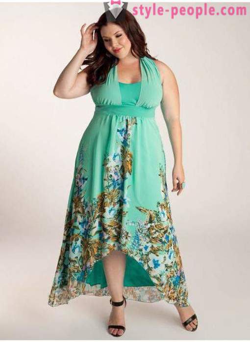 Modeliai vasaros suknelės ir sundresses nutukusiems moterims virš 40 (foto). Modeliai ir modeliai ilgų vasaros suknelės