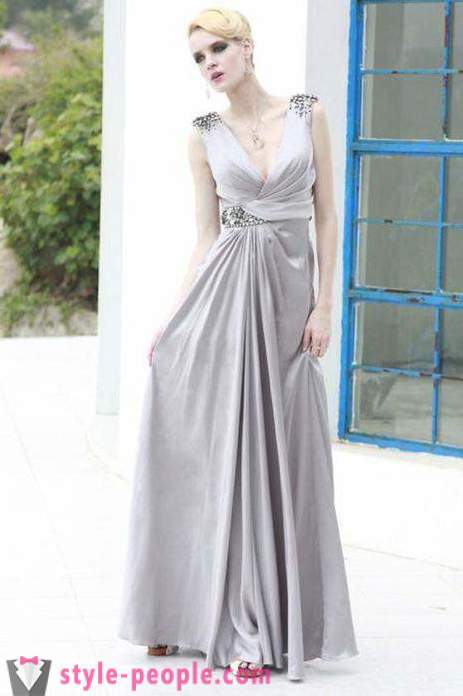 Suknelės pagamintos iš šilko: stilius ir ilgis