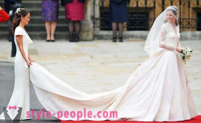 Vestuvinė suknelė Kate Middleton: Aprašymas, kaina