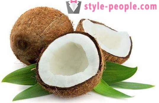 Parašiutas - kokosų aliejus. Natūralus plaukų priežiūros produktai