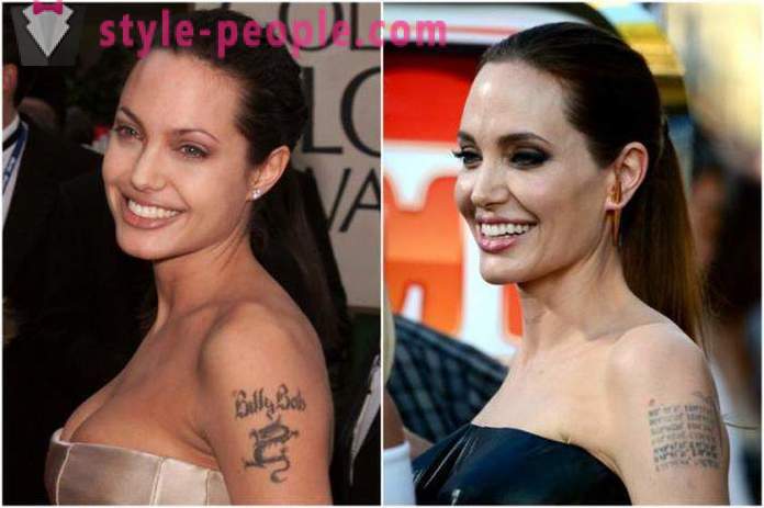 Zodiako tatuiruotės: Angelina Jolie