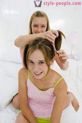 Nauja šukuosena mergaitėms. Nauja šukuosena su savo rankas