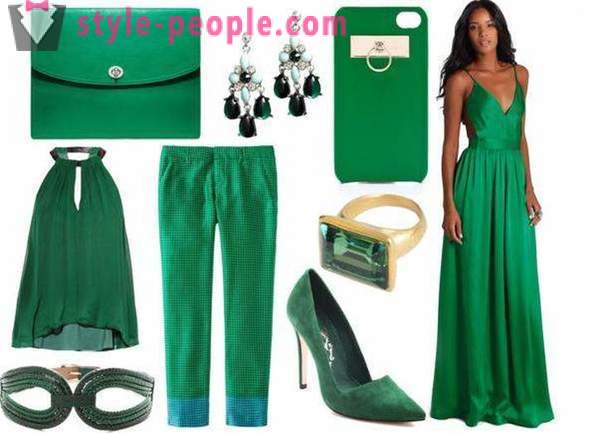 Žalia spalva susilieja su bet drabužių?