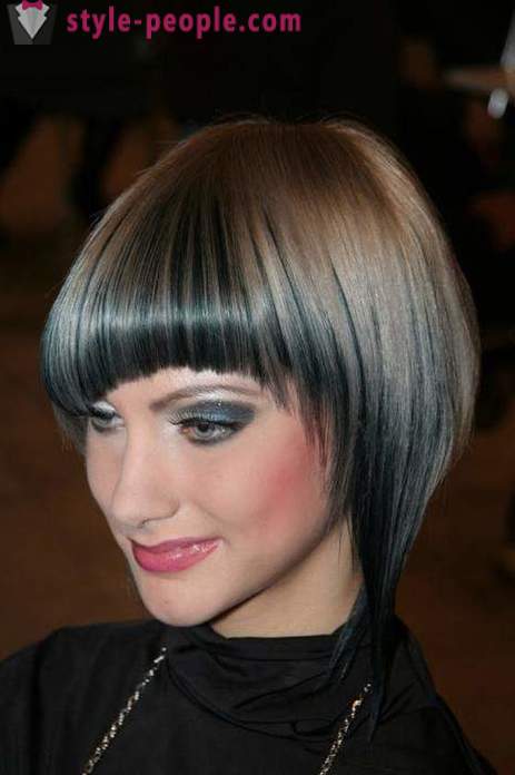 Apsvarstykite variantų šukuosena bob 2011